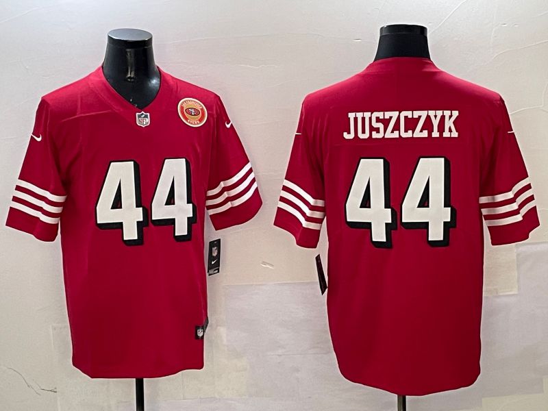 Men San Francisco 49ers 44 Juszczyk Red Second generation 2025 Nike Limited NFL Jersey style 6